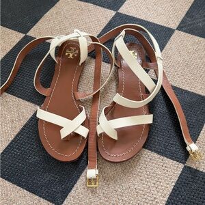 Tory Burch Gladiator Leather Sandals